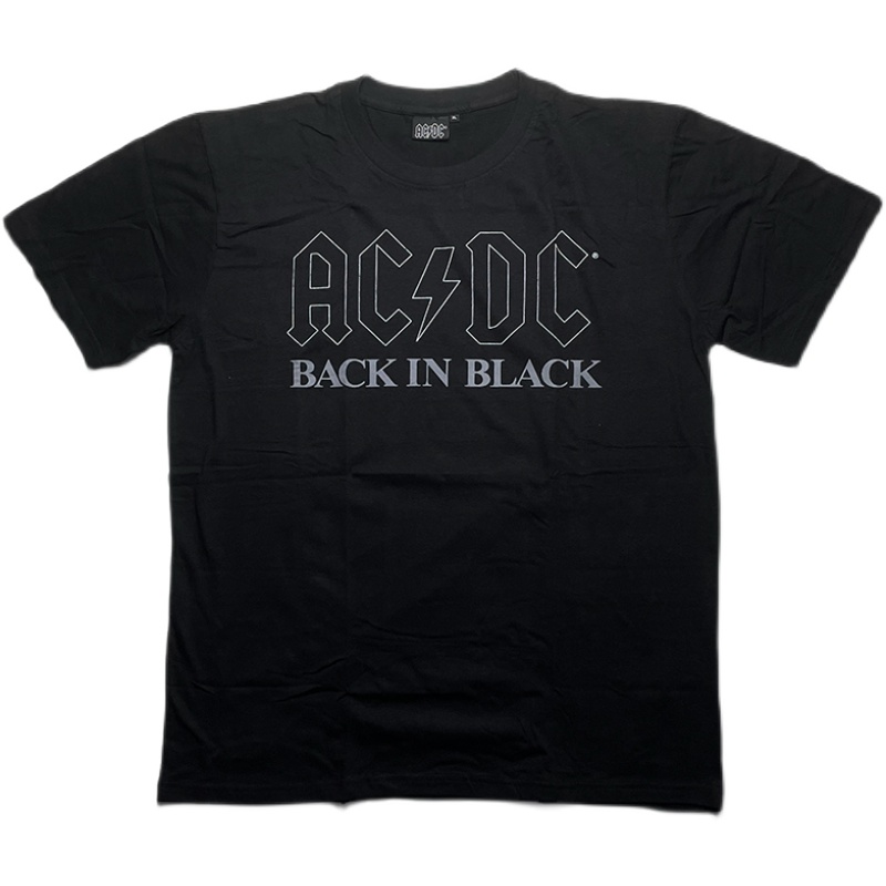 AC/DC 官方原版 Back In Black 封面标准款 (TS-M)